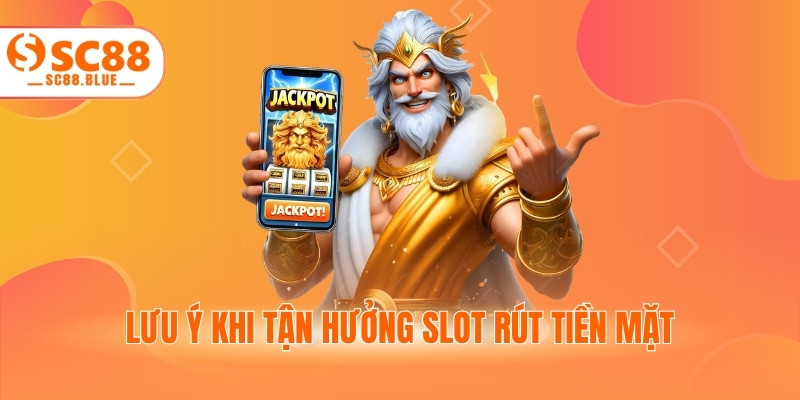 Lưu ý khi tận hưởng slot rút tiền mặt